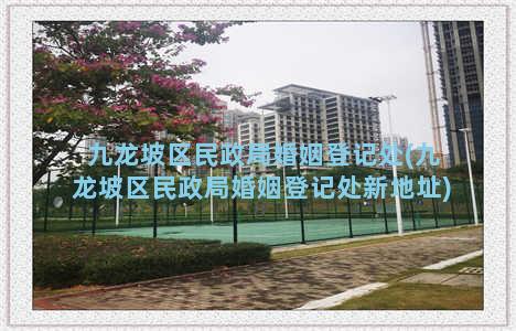 九龙坡区民政局婚姻登记处(九龙坡区民政局婚姻登记处新地址)